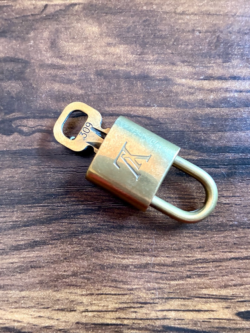 Louis Vuitton #309 Pad Lock and Key